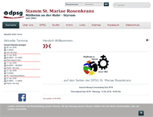 Tablet Screenshot of dpsg-rosenkranz.de